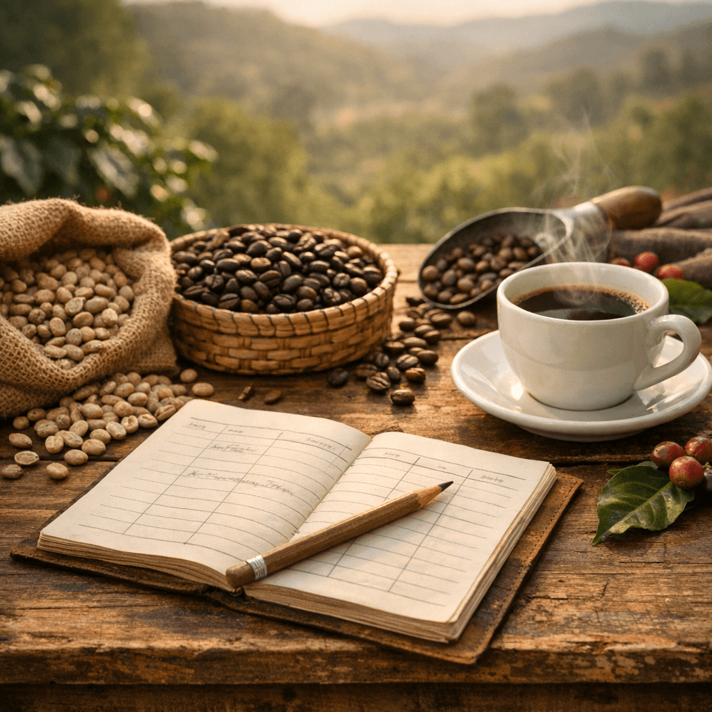 Paisaje cafetero de origen en Risaralda